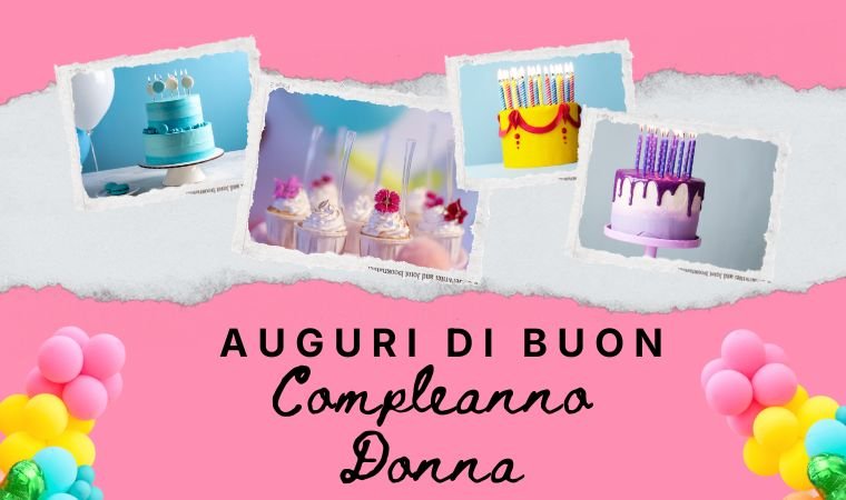 Auguri di Buon Compleanno Donna