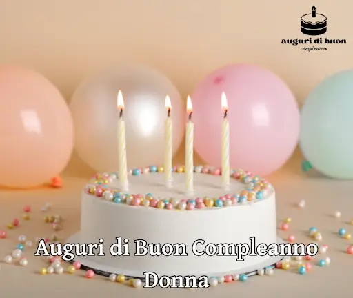 Auguri di Buon Compleanno Donna