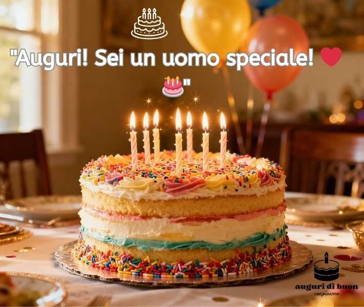 Semplici Frasi di Auguri di Buon Compleanno per un Uomo