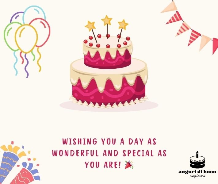 Tanti Auguri di Buon Compleanno in English