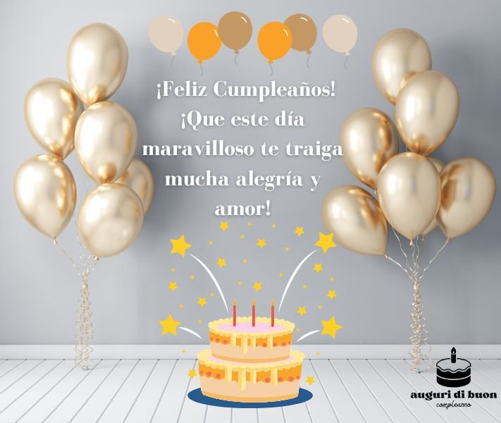 Tanti Auguri di Buon Compleanno in Spagnolo

