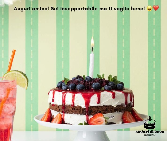 auguri di buon compleanno per amico