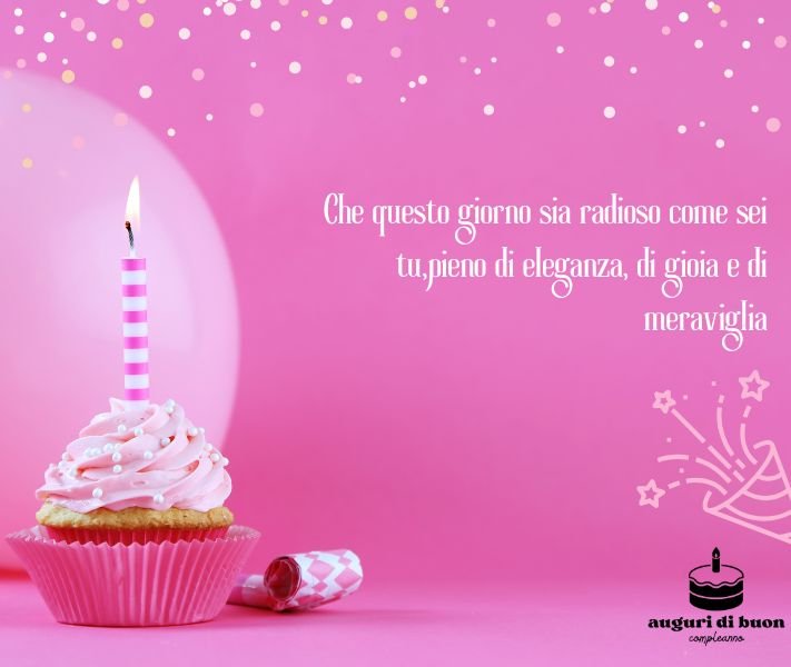 Auguri di Buon Compleanno Eleganti Donna