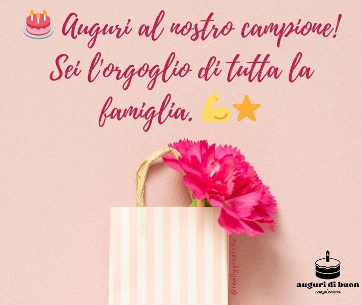 Auguri di Buon Compleanno Nipote Maschio