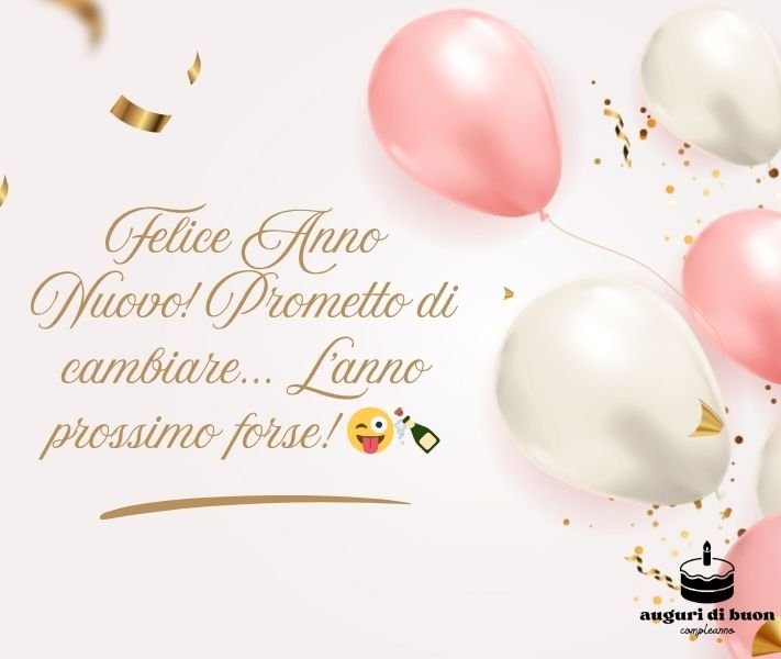 Auguri di Buon Anno Divertenti 2026