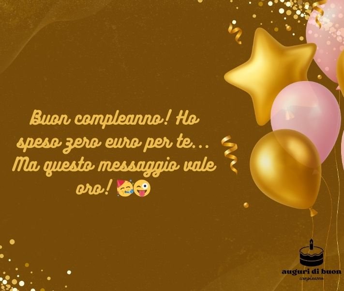 Auguri di Buon Compleanno Originali e Divertenti Gratis