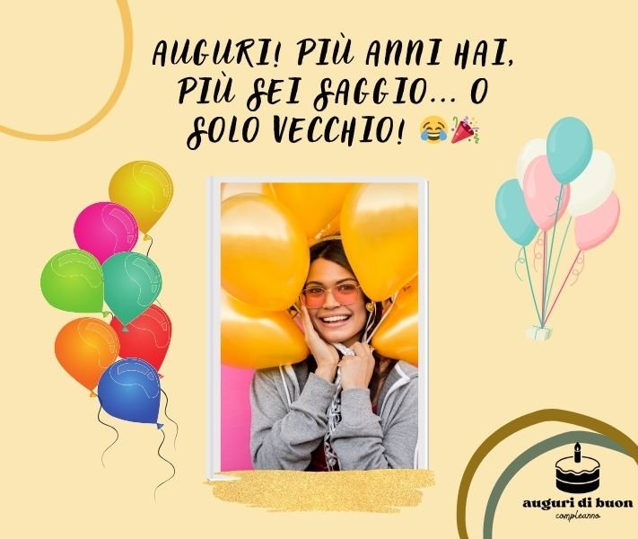 Auguri di Buon Compleanno Uomo Divertenti