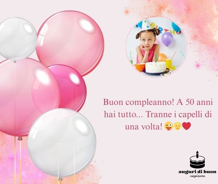 Auguri di Compleanno 50 Anni Uomo Divertenti