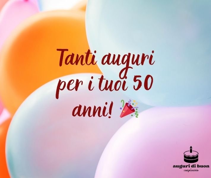 biglietto auguri 50 anni donna divertenti